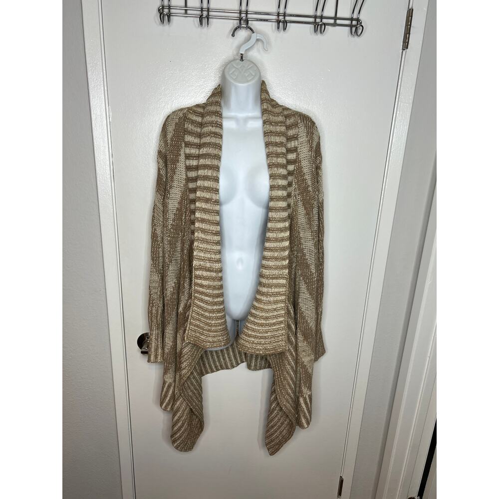 Anthropologie Staring At Stars Women's Chevron Open Cardigan Sweater ~ Size M